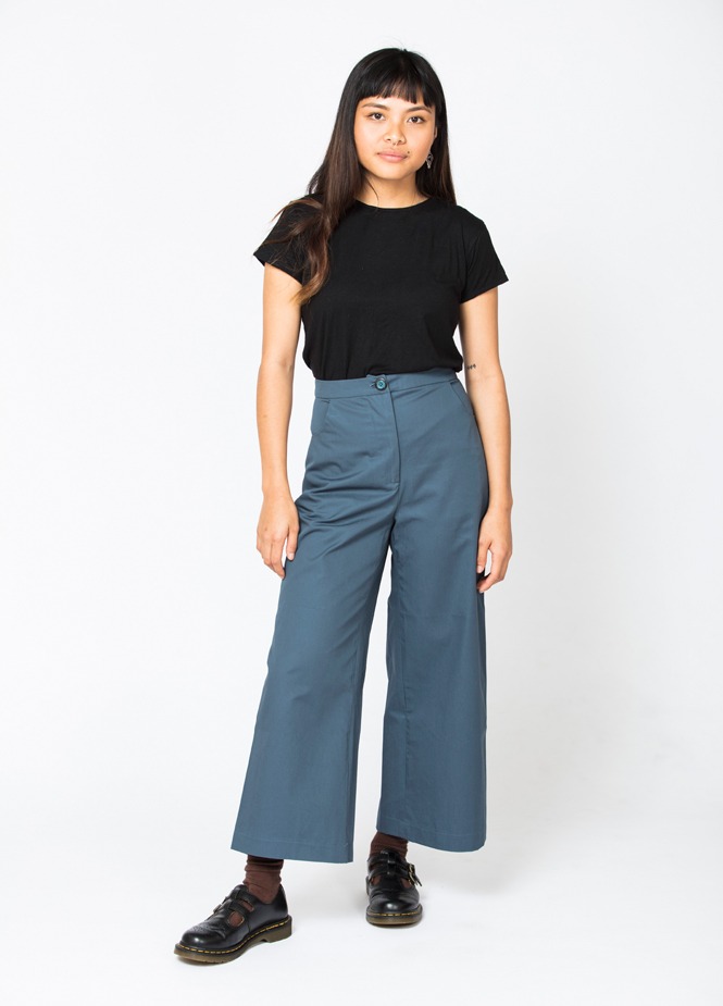 Wide leg pants sewing pattern