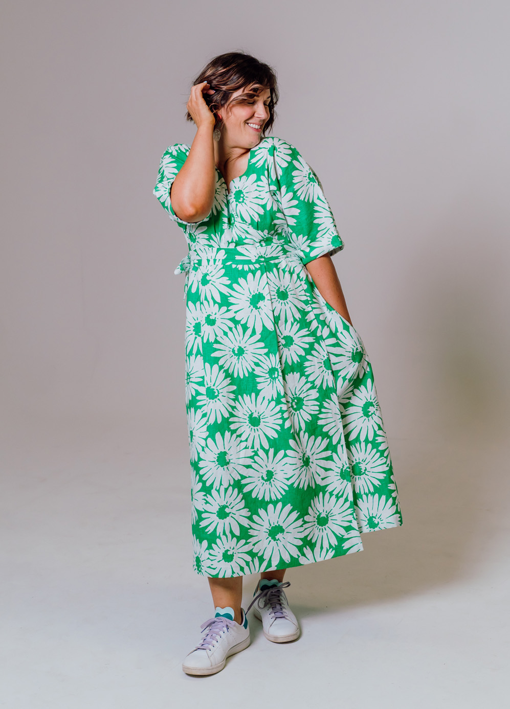 Waratah Wrap Dress - Image 4