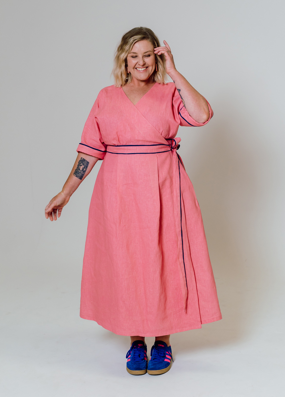 Waratah Wrap Dress - Image 2