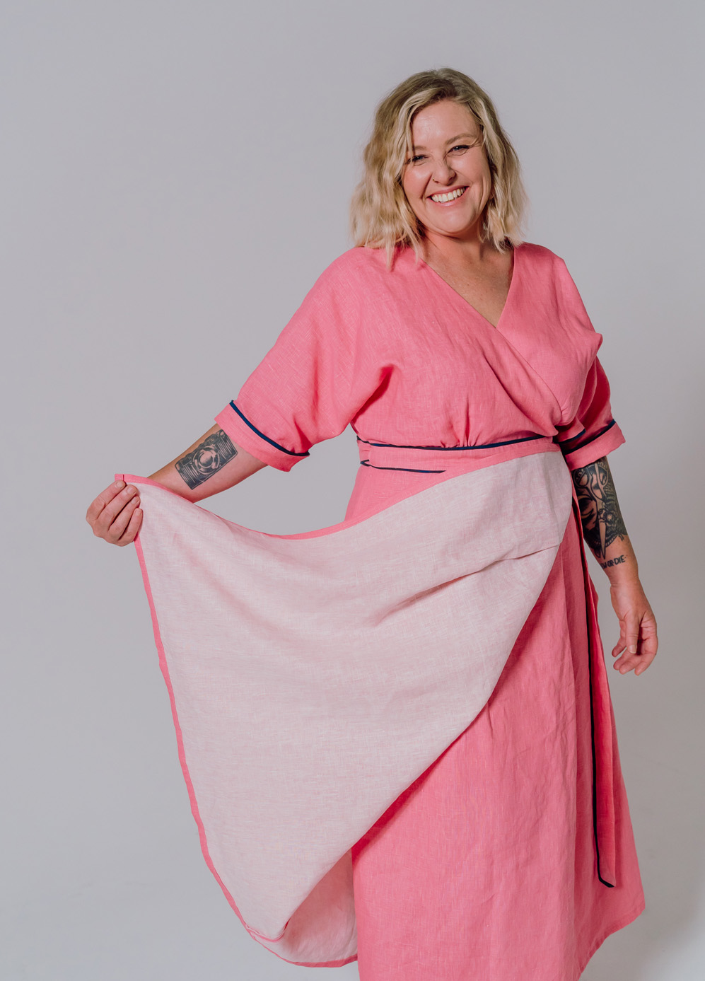 Waratah Wrap Dress - Image 7
