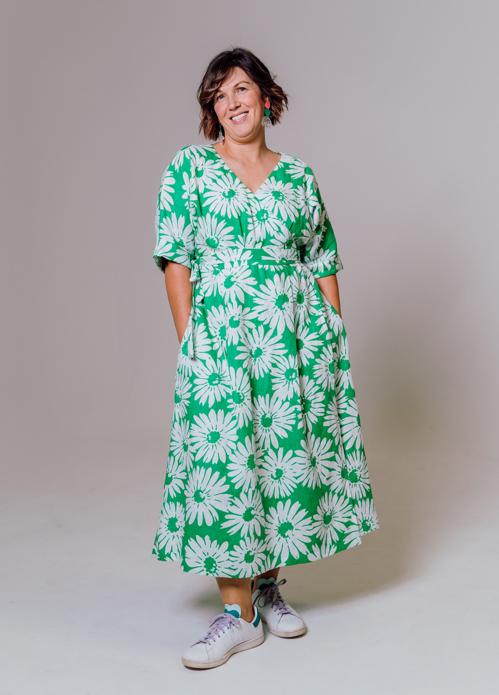 Waratah Wrap Dress - Image 6