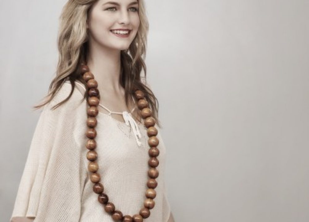 Mary in Lore Lore knit dress and Paro Paro beads