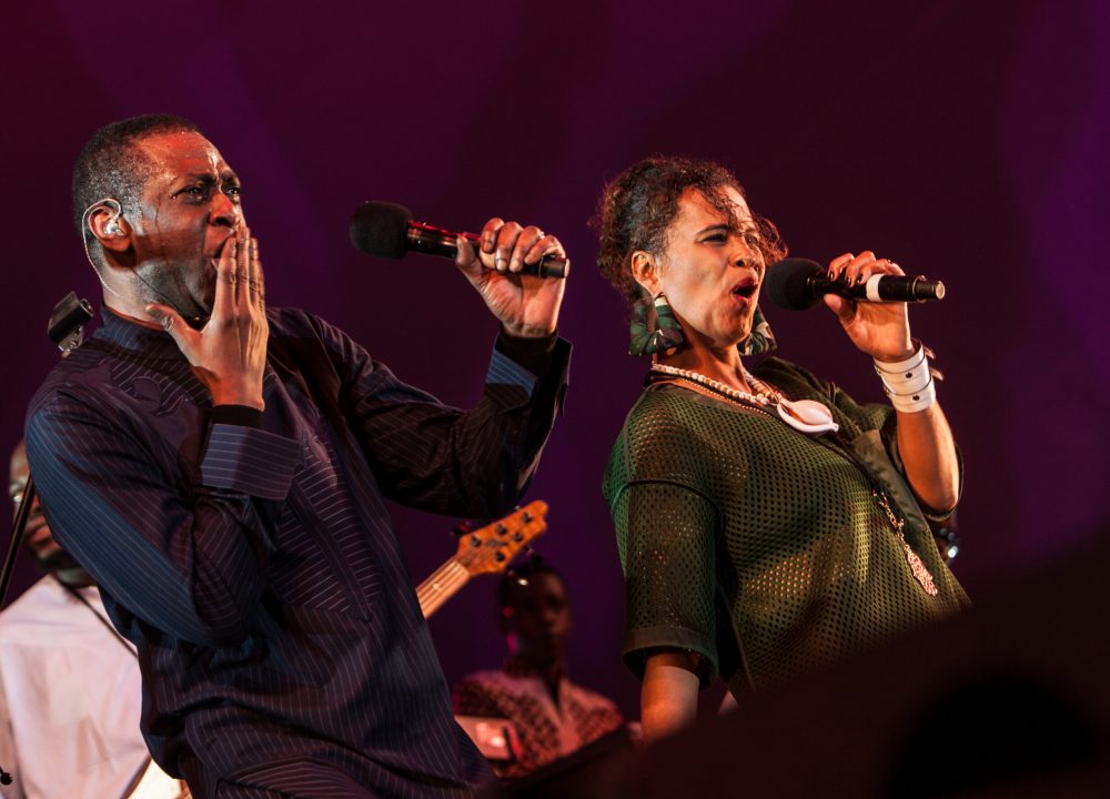 Youssou N'Dour and Neneh Cherry_WOMADelaide 2015_Credit Charles Seja